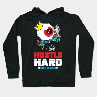 Urban Hustle Hard Eyeball Streetwear King Skull Crusher Cash Money Hip Hop Hipster Hoodie